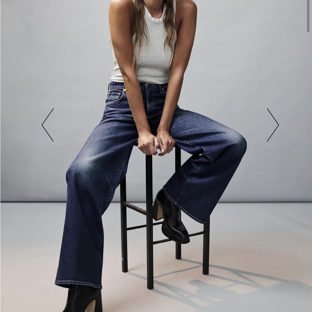 Citizens of Humanity Paloma Baggy Jean in Everdeen